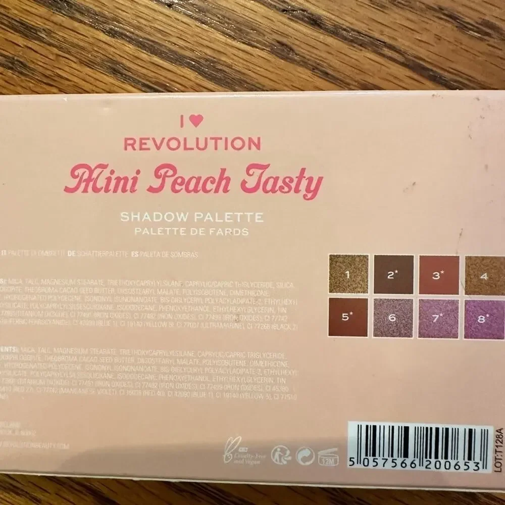 I Heart Evolution Mini Peach Tasty Eyeshadow Palette New in Box